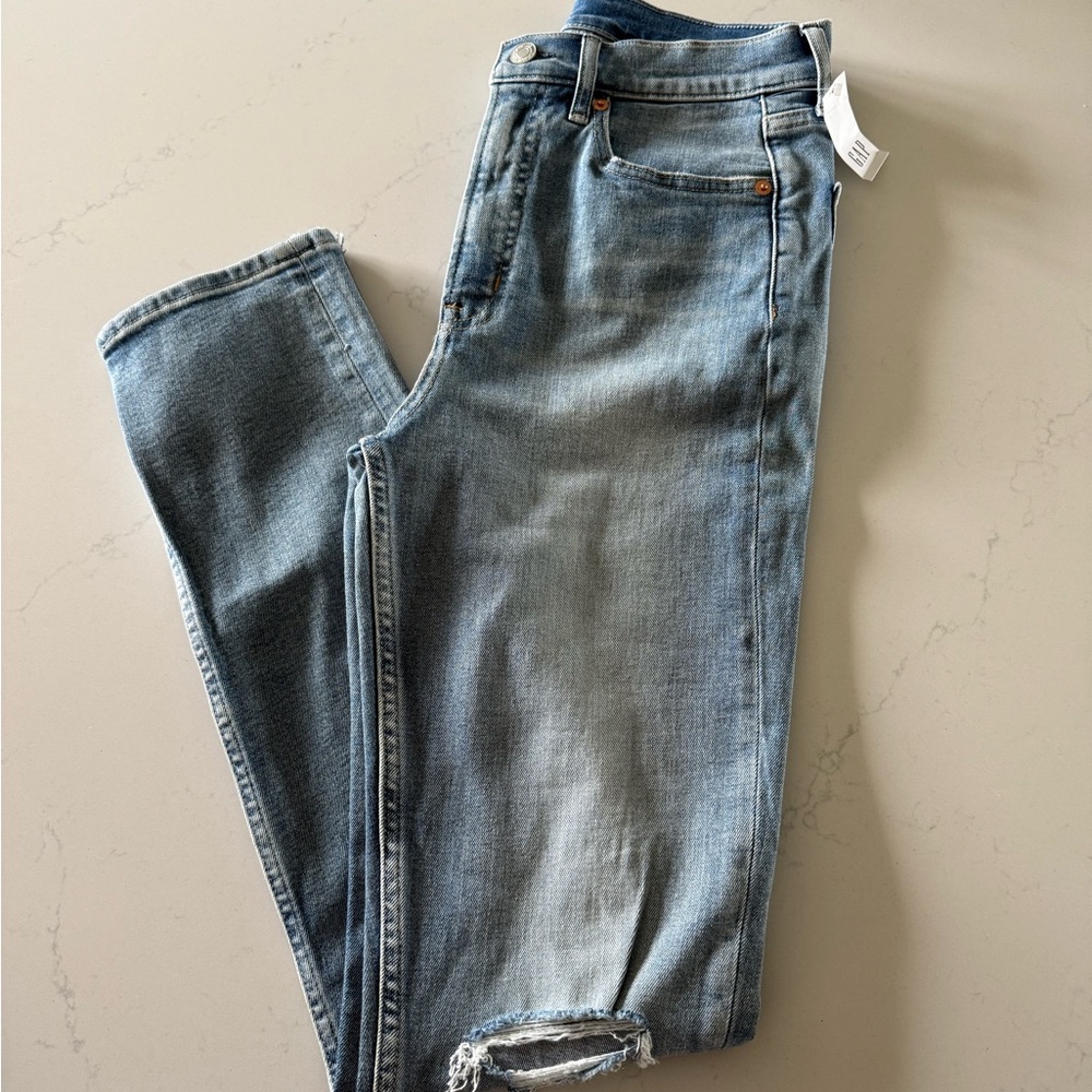 GAP Cigarette High Rise Jeans 27 / 4 TALL